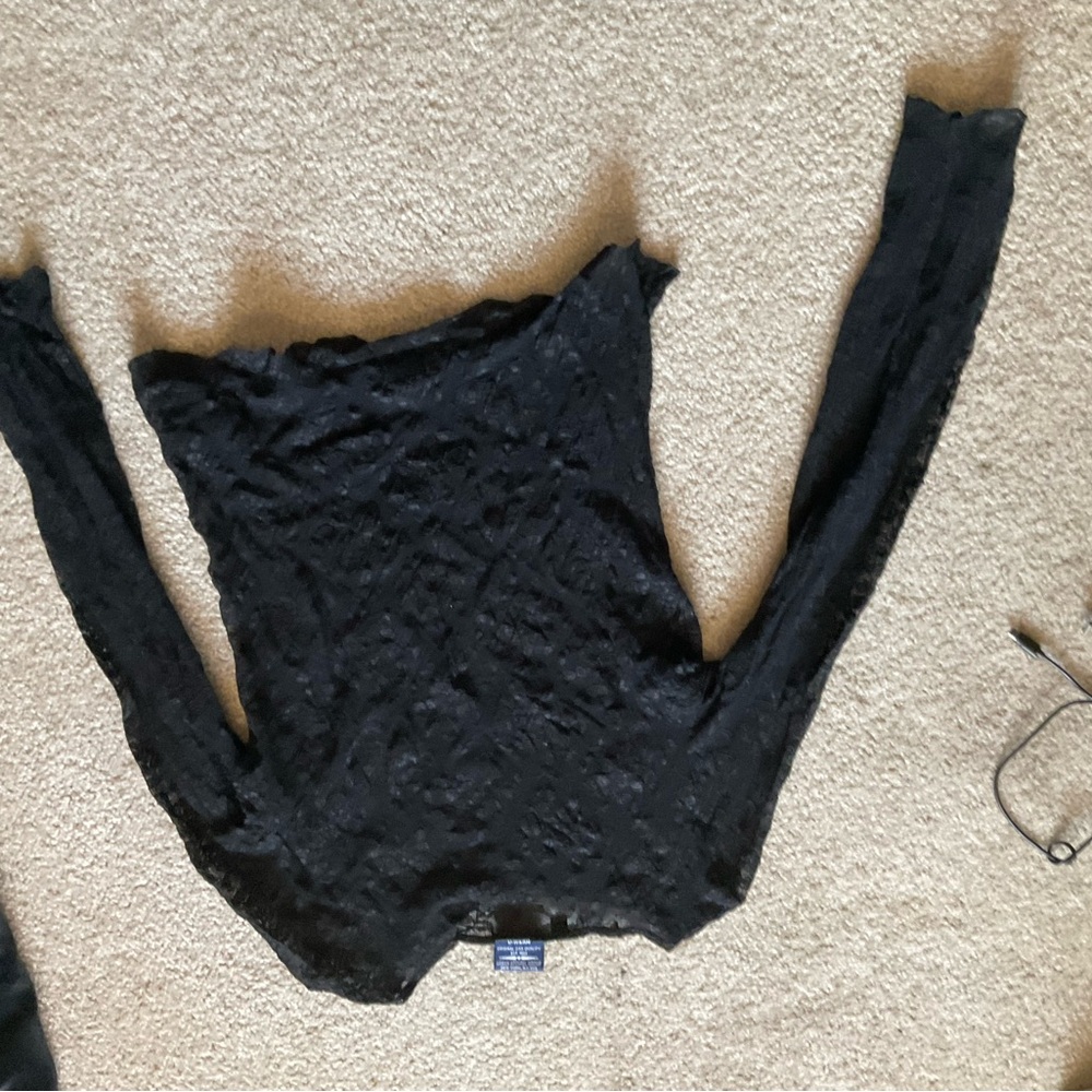 Elegant Black Lace Top